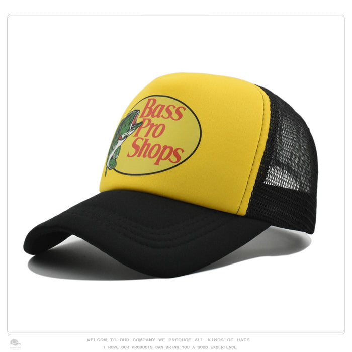 Wholesale Printed baseball cap summer net cap outdoor sunscreen sunshade driver cap