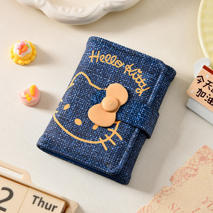 Wholesale Cute Cartoon Girly Foldable Coin Purse Wallet