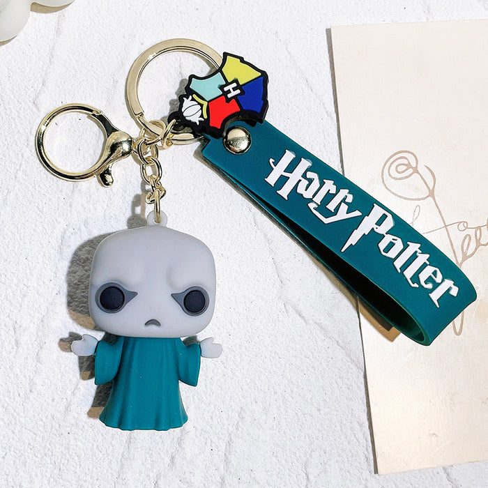 Wholesale Cartoon Anime Silicone Keychain JDC-KC-Qiwei035