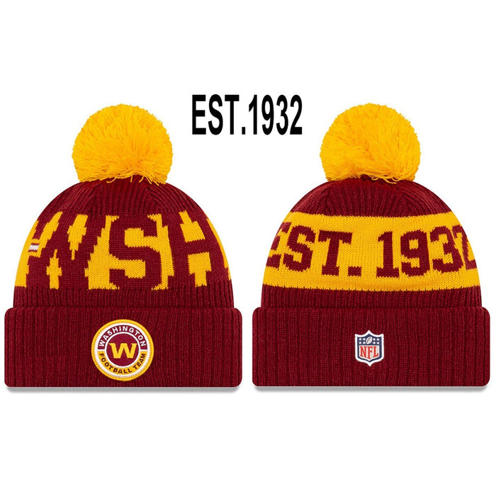 Wholesale Wool Knitted Hat Rugby Game Hat Sports Big Letter Warm Hat