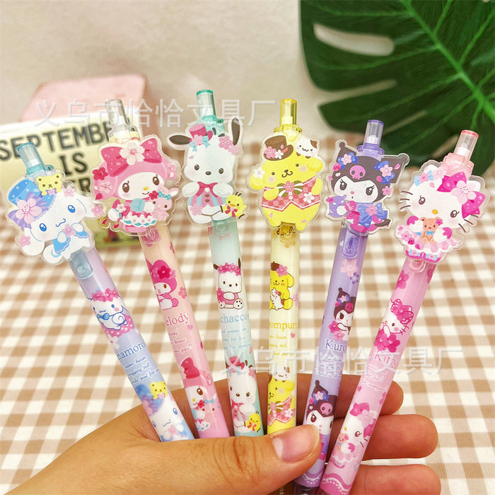 Wholesale 48pcs/box Press gel pen cartoon patch 0. 5 student stationery writing smooth