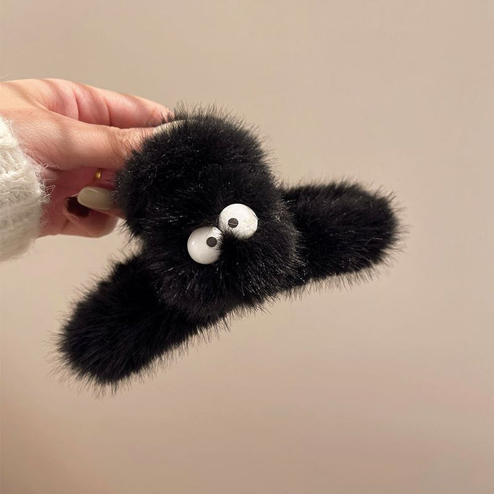 Wholesale Cute plush hair claw clip shark clip