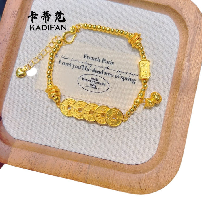 Wholesale Bead bracelet, trendy women's style, coin wrapping
