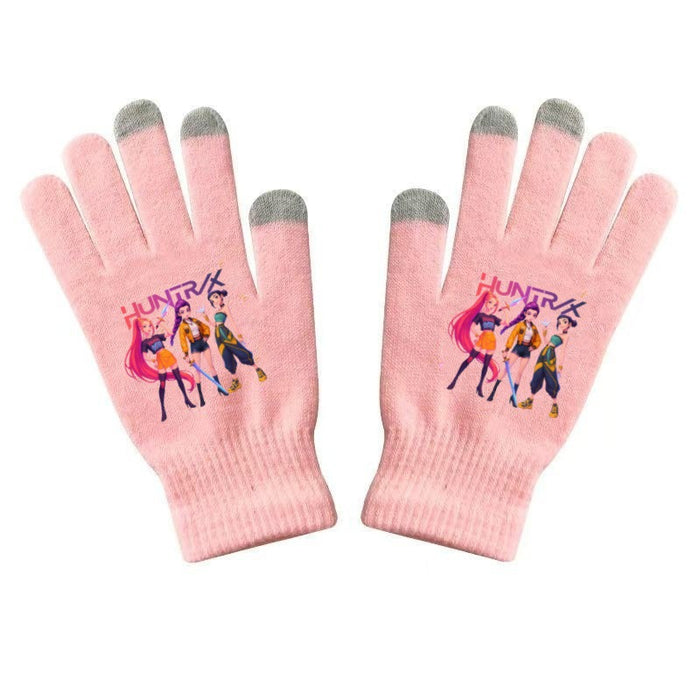 Wholesale KPOP Student gloves warm touchscreen gloves