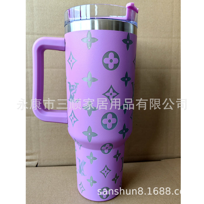Wholesale Tumbler 40oz Stainless Steel Handle Large Capacity Ice Cup Car Cup JDC-CUP-SanS003