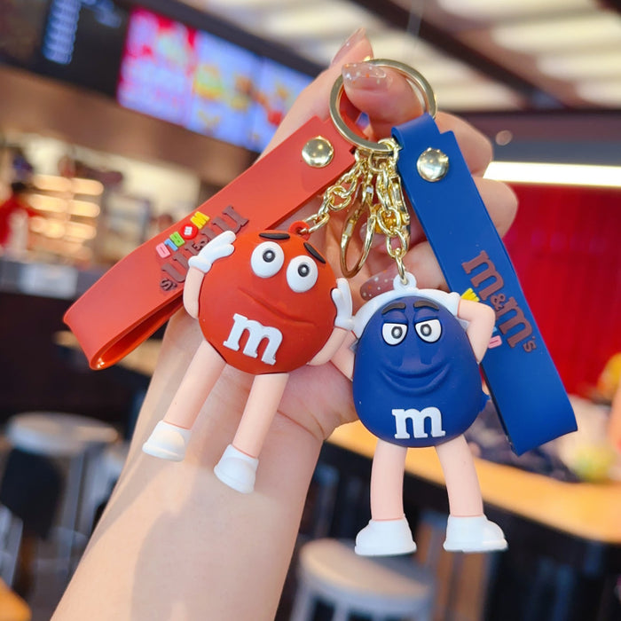 Wholesale Creative PVC Cartoon Couple Keychain