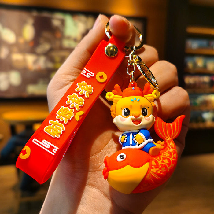 Wholesale Cartoon Doll Rubber Keychain JDC-KC-Tingm166