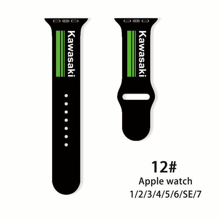 Wholesale Printed Silicone Watch Strap Wrist Strap JDC-WD-NuoQi055