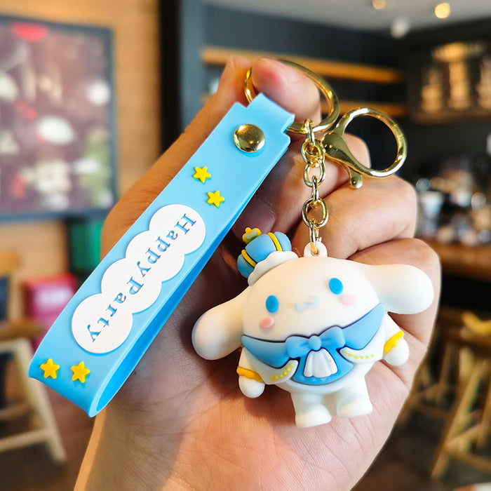 Wholesale Silicone Cartoon Doll Keychain JDC-KC-Tingm149