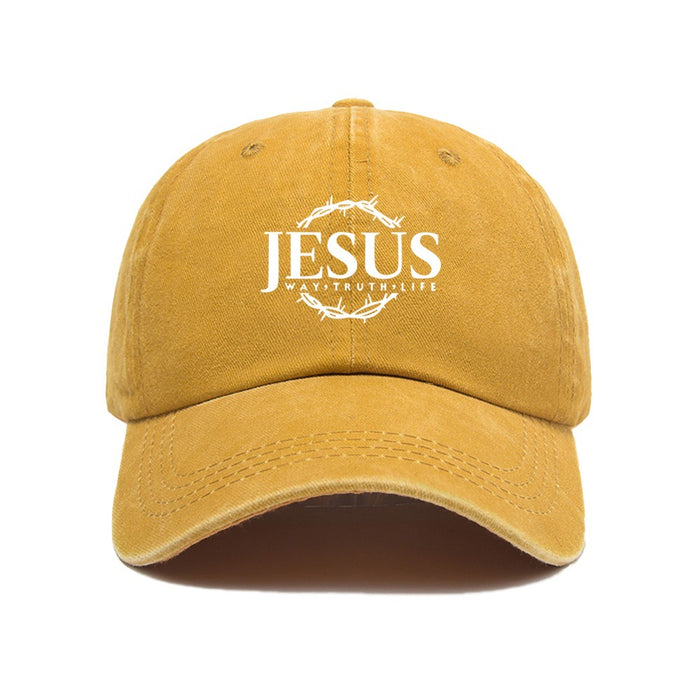 Wholesale Printed baseball cap for outdoor leisure, sun shading, washed retro trend, duckbill cap