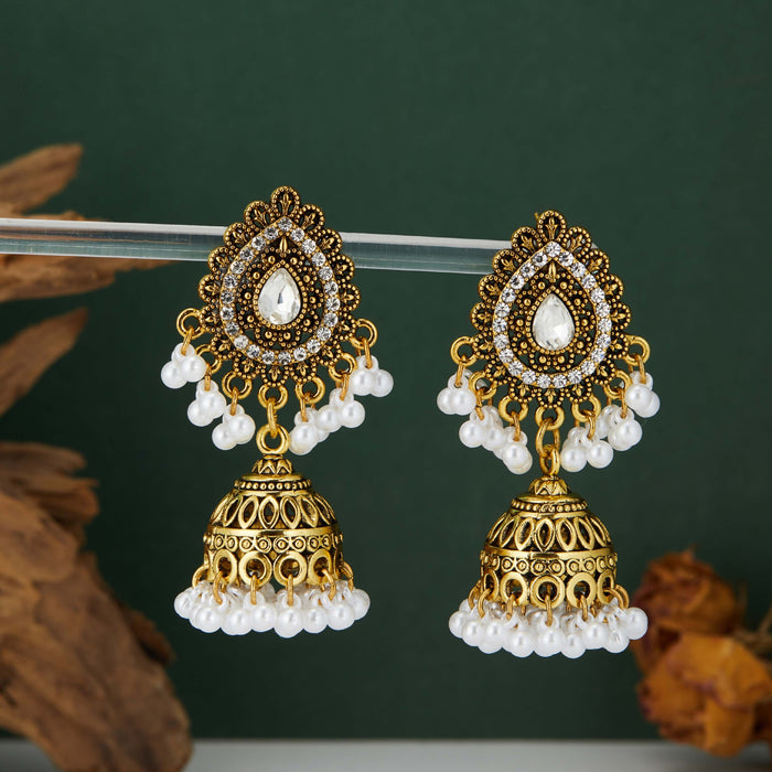 Wholesale Bohemian Retro Ethnic Style Turquoise Earrings