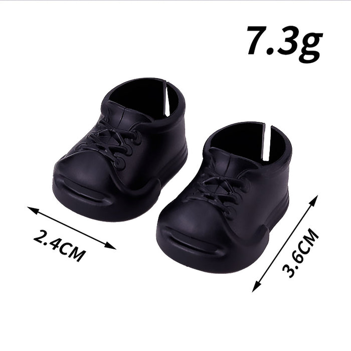 Wholesale Shoes suitable for 17 cm doll shoes sneakers universal cotton doll