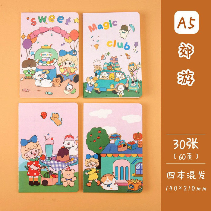 Wholesale A5 Cartoon Cute Notebook MOQ≥2 JDC-NK-XHZ002