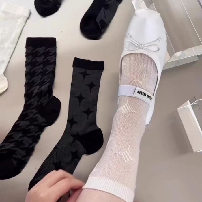 Wholesale Girls' summer lightweight and breathable high-quality socks