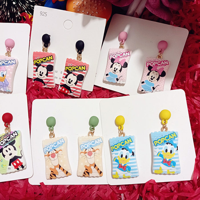 Wholesale Cute Resin Cartoon Earrings JDC-ES-Xiaox014