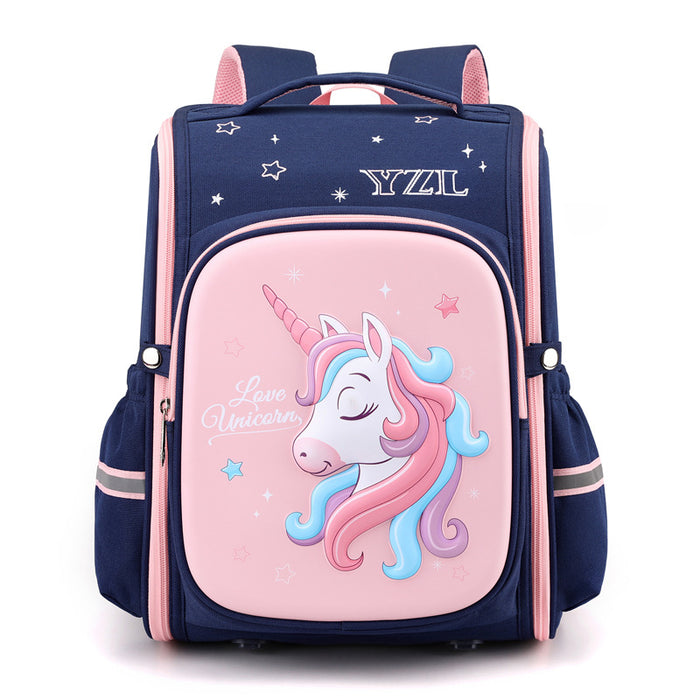 Wholesale Oxford Cloth Lightweight Children's Backpack with Reduced Burden and Spine Protection JDC-BP-YuanDuo094