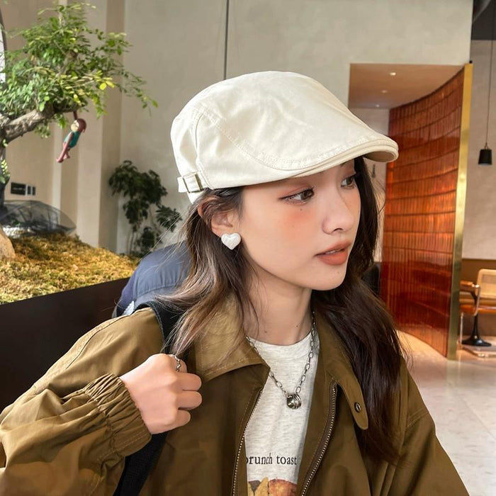 Wholesale beret women's summer peaked cap hat Sun Protection Hat