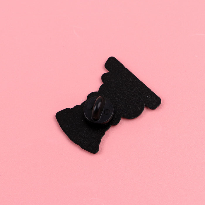 Wholesale 3pcs Raccoon metal lettering clothing bag decoration brooch