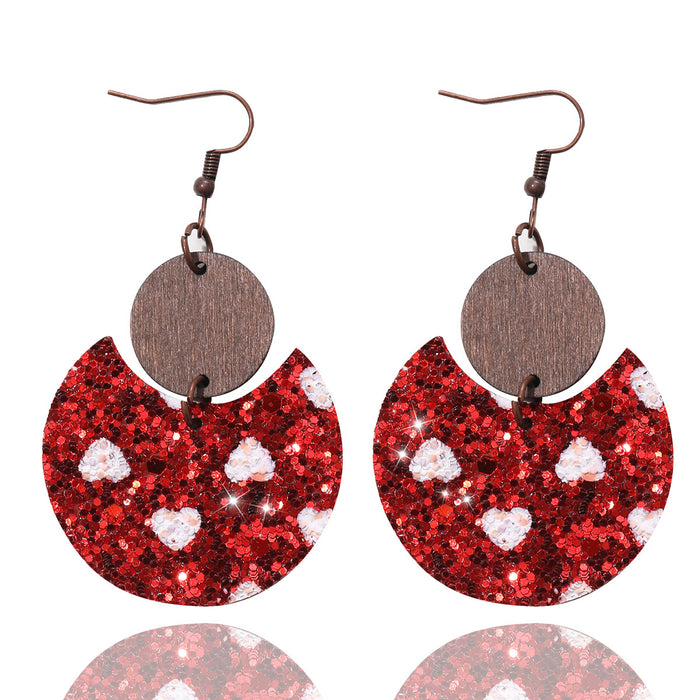 Wholesale Valentine' s Day earrings Bohemian style wine glass earrings
