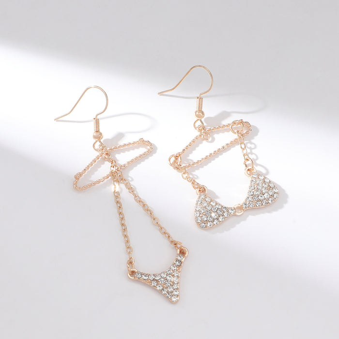 Wholesale Alloy Zircon Bikini Earrings JDC-ES-KaY004