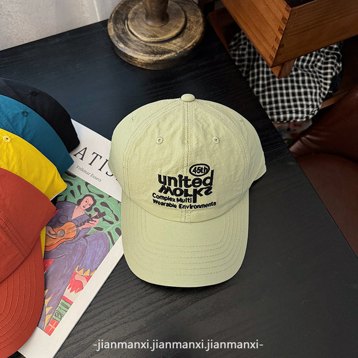 Wholesale New letter design for quick drying travel with baseball cap and student hat