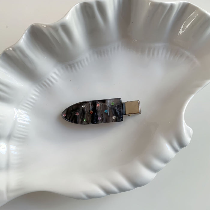 Wholesale Colored Diamond Seamless Hairpin Women's Sweet Bangs Clip Exquisite Side Clip