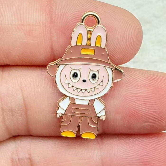 Wholesale 10pcs Little Rabbit Accessories: Earrings and Keychain Pendant