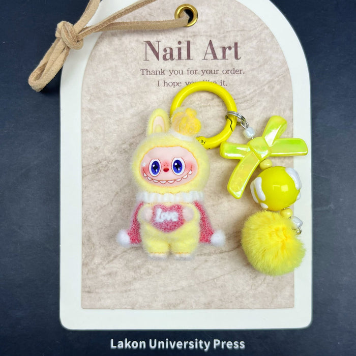 Wholesale Flocked King Figurine Keychain