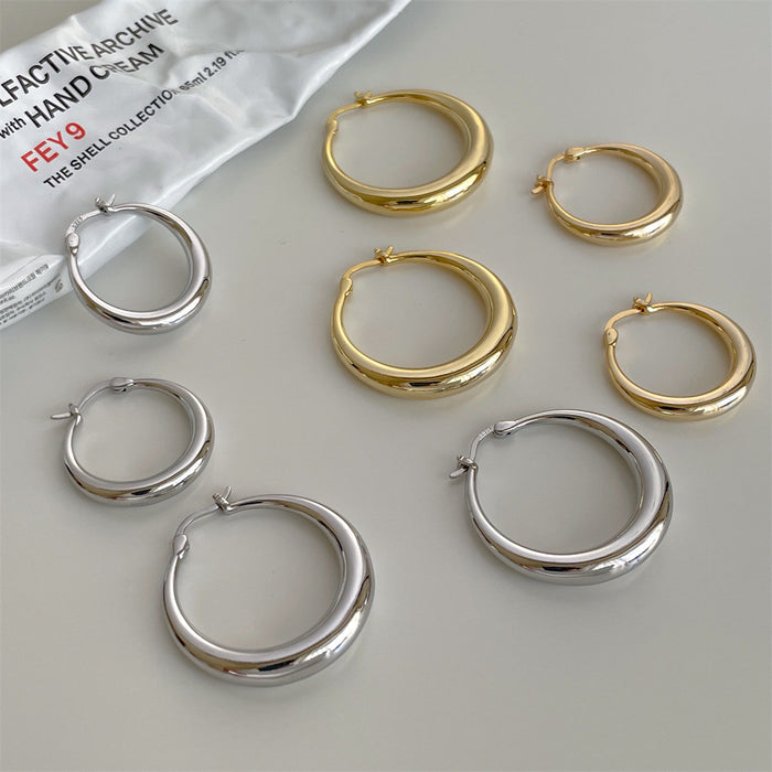 Wholesale Female niche design with plain earrings, high-end feel, and simple temperament with earrings