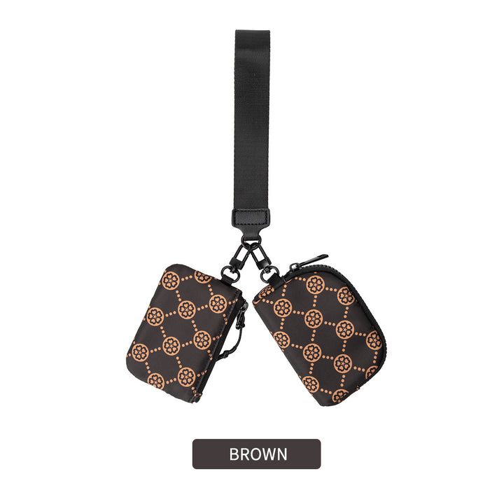 Wholesale Wrist Bag Portable Lulu Card Bag Storage Bag Bank Card Mini Coin Purse