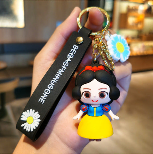 Wholesale Rubber Cartoon Doll Three-dimensional Keychain JDC-KC-Tingm114