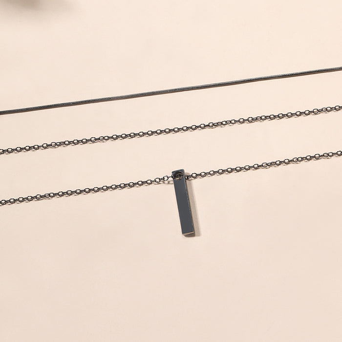 Wholesale Women' s Bohemian style multi-layer necklace clavicle chain jewelry