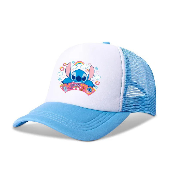 Wholesale Cartoon print baseball cap net breathable dome cap hip hop sports cap