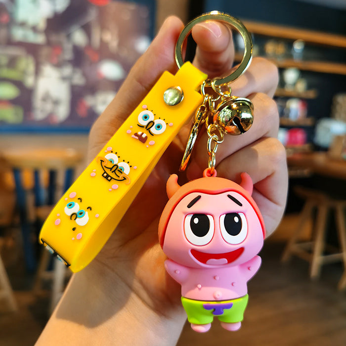 Wholesale Cartoon Doll Silicone Keychain JDC-KC-Tingm220