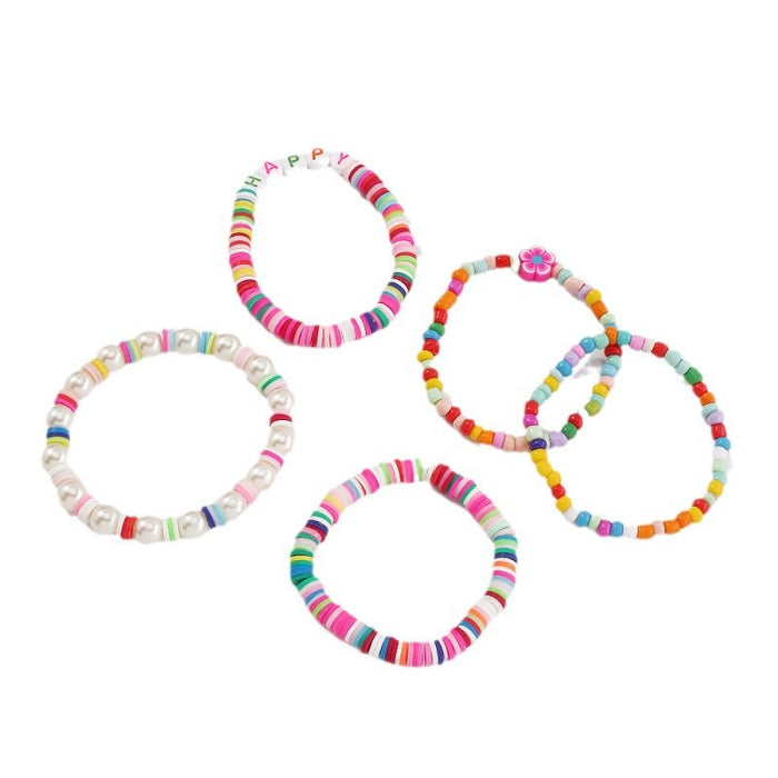Wholesale Cute and colorful bead jewelry set bracelet