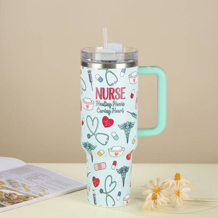 Wholesale 40oz Cartoon Big stainless steel Ice Bottle