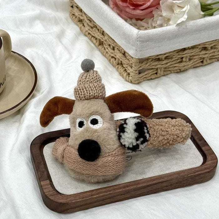 Wholesale Large Plush Cute  Dog Hair Clips