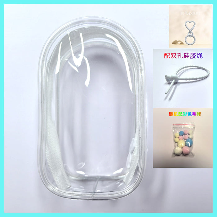 Wholesale Highly transparent vinyl plush pendant