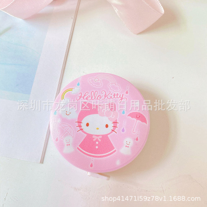 Wholesale Cute Girl Heart Measuring Ruler Tape Measure Portable Round Pull Ruler Automatic Telescopic Soft Ruler Measurements Ruler