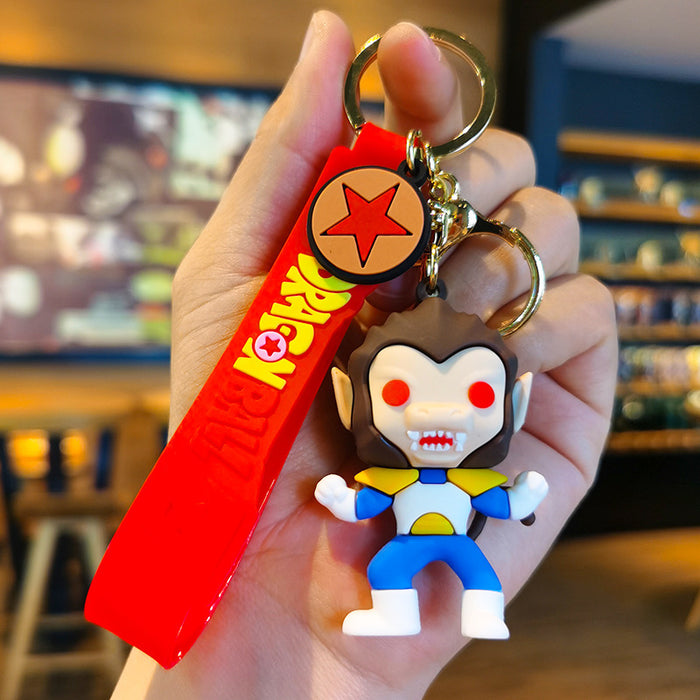 Wholesale Rubber Cartoon Doll Three-dimensional Keychain JDC-KC-Tingm089