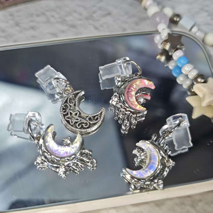 Wholesale Diamond star and moon pendant Mobile Phone Stands