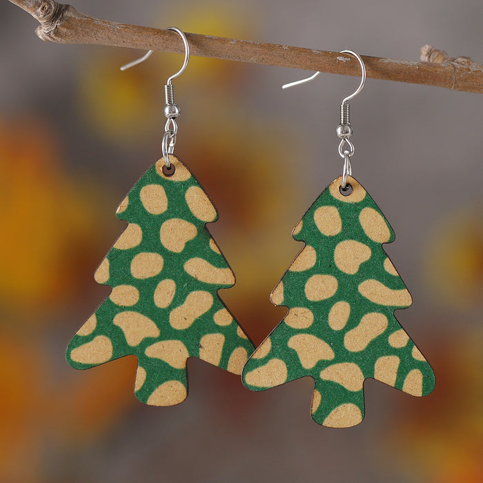Wholesale  Christmas Tree Pendant Earrings
