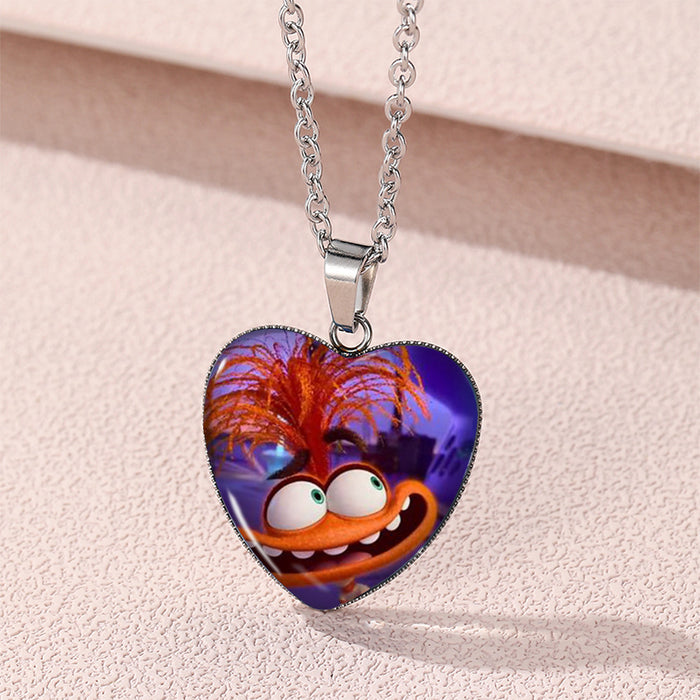 Wholesale Cartoon Alloy Children's Love Necklace JDC-NE-XiangL003