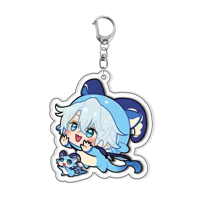 Wholesale Layered Acrylic Keychain Game Merchandise Bag Charm