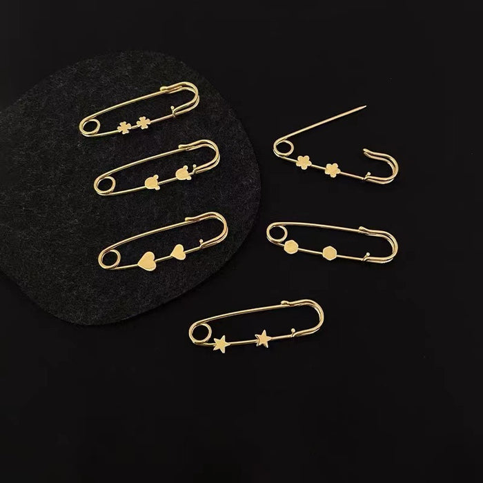 Wholesale High end pin with metal fixation, clothing clip, waistband, and high-end pants accessories