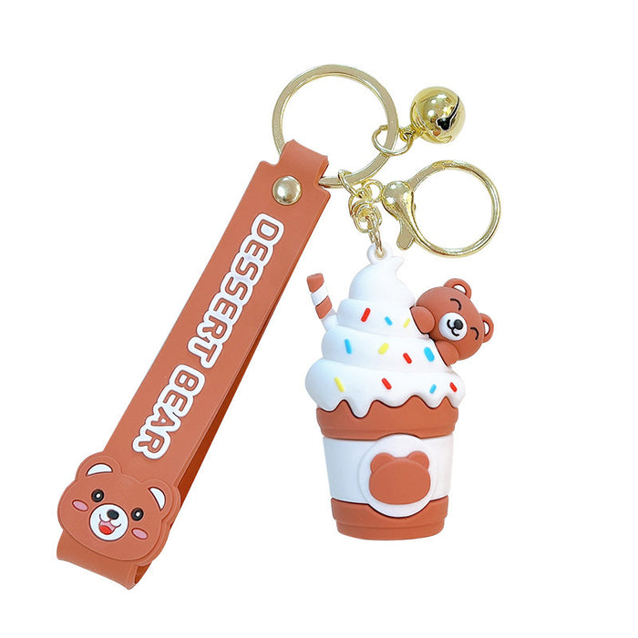 Wholesale Dessert  Cute Cartoon Doll Keychains