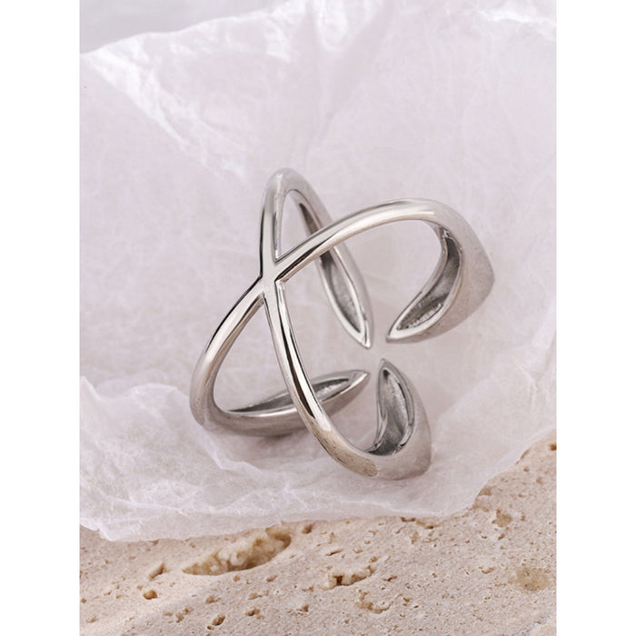 Wholesale Creative leaf ring, temperament, personality, design sense, cool style, patterned design