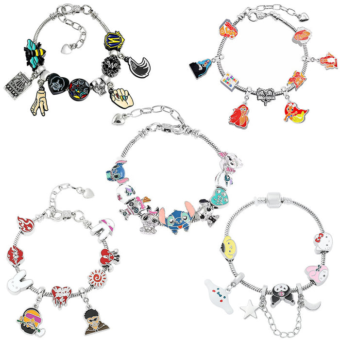 Wholesale Anime Bracelet Diy Beaded Loose Bead Bracelet JDC-BT-ZhuoS012