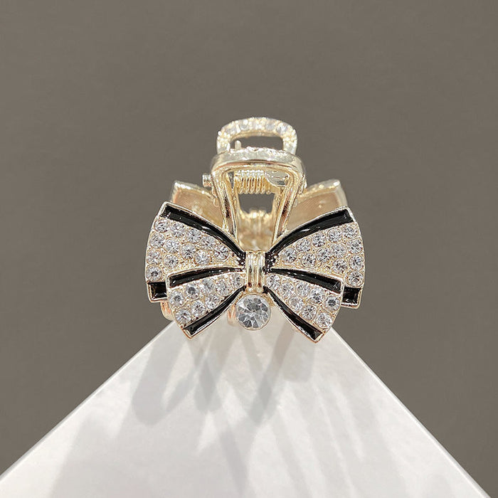 Wholesale gripper side bangs clip small size pearl hairpin bow Princess head clip