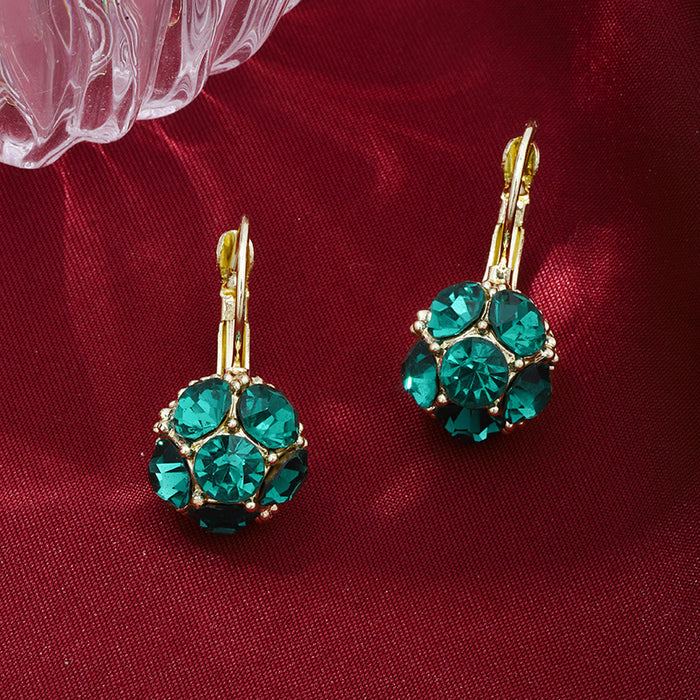 Wholesale red earrings niche design ear buckle fashion Joker